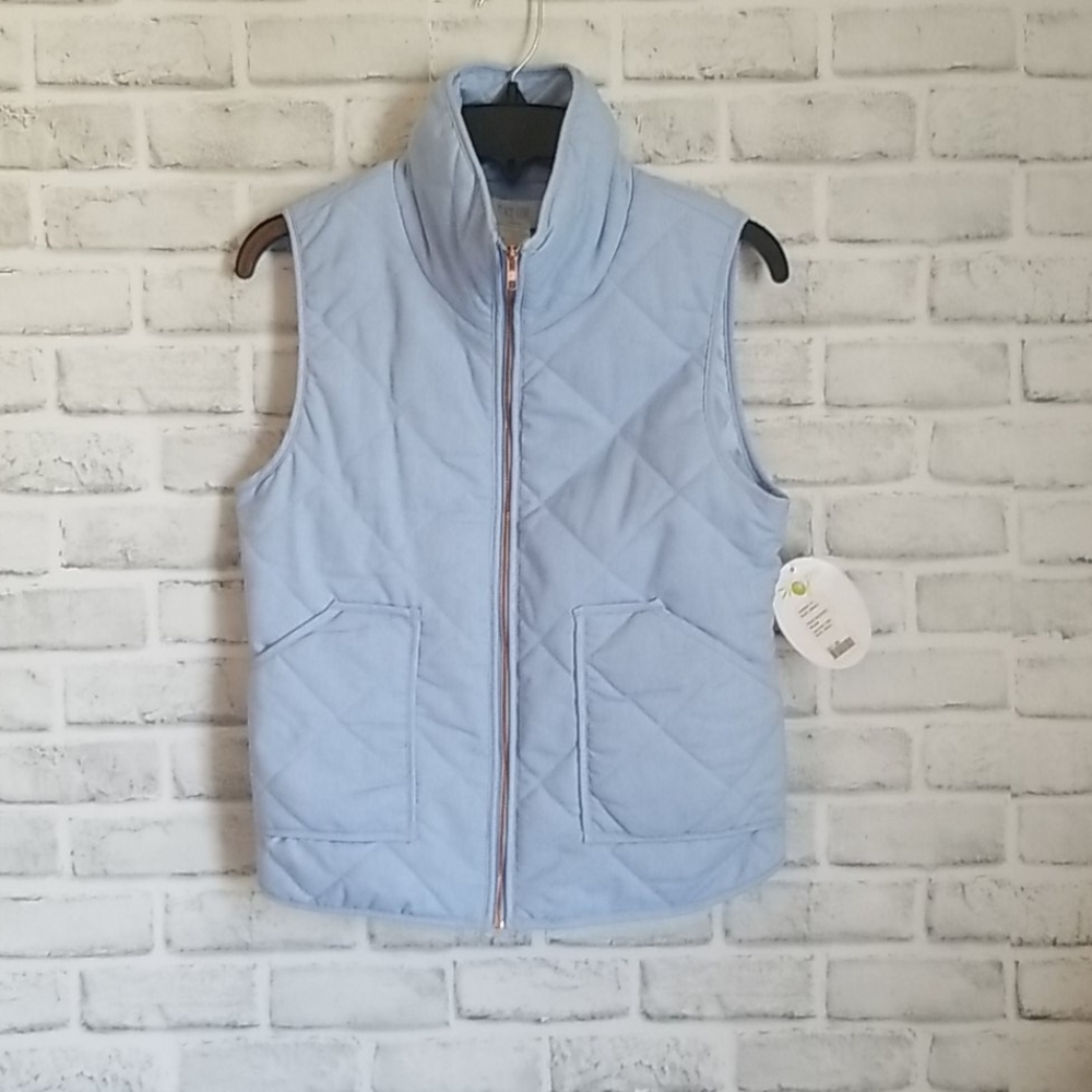 Peach Love Blue vest sz sm